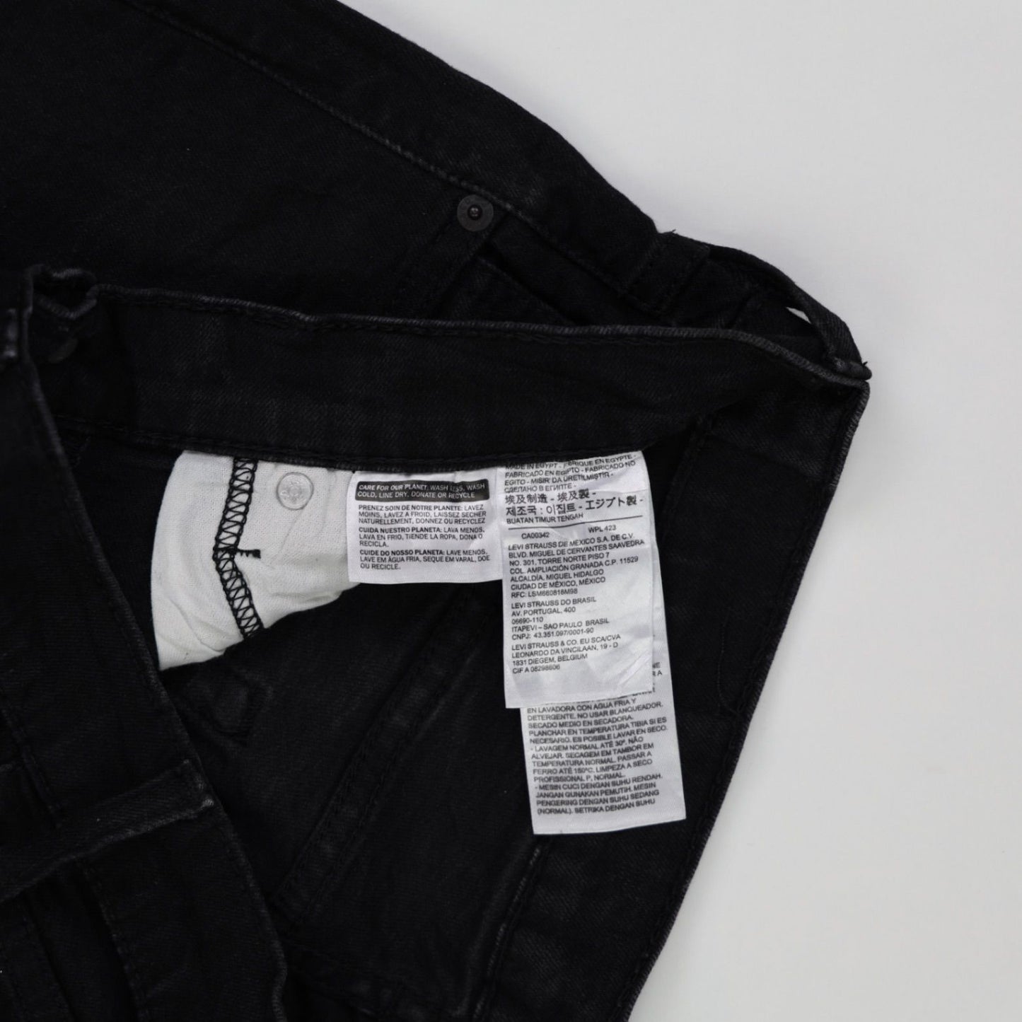 Levi's 541 Athletic Fit Black Jeans Mens W32 L30 Stylish Durable Denim Trousers