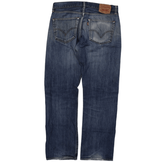 Levi's 501 Original Fit Blue Denim Jeans W34 L32 Classic Straight Leg Iconic Style