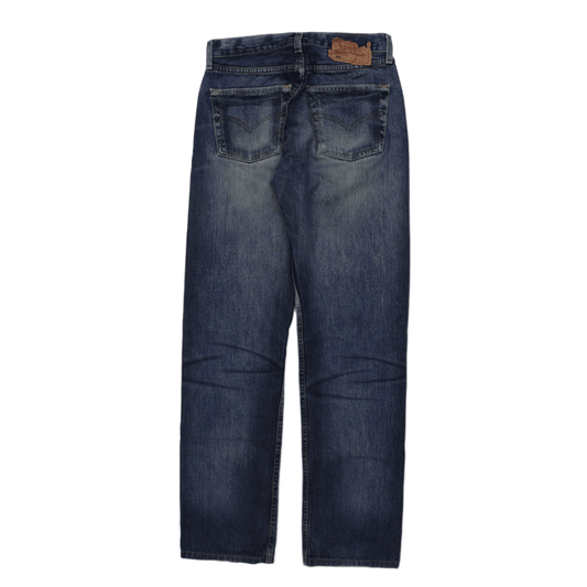 Levi's 501 Original Fit Men's Vintage Blue Jeans - 100% Cotton, Size W28 L34, Classic Style for Everyday Wear