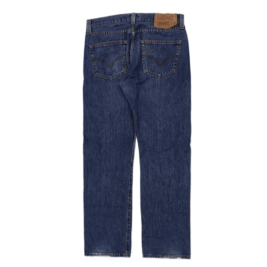 Levi's 501 Original Fit Jeans - W31 L31 Classic Indigo Denim, Button Fly, Cotton