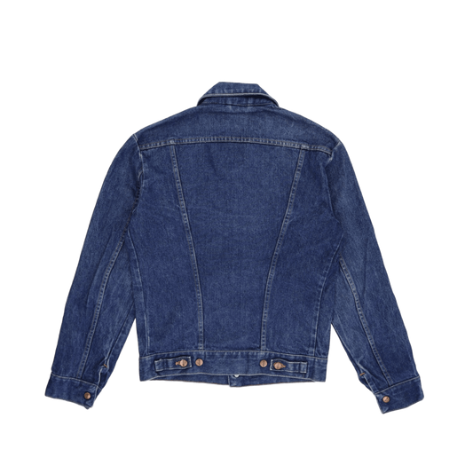 Wrangler Vintage Blue Denim Jacket Size 38 Medium Cotton Collared