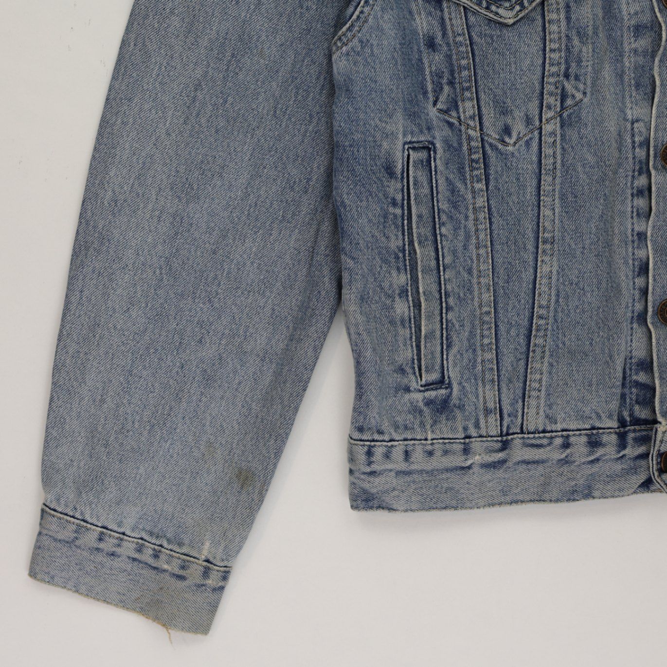 Levi's 70503 Vintage Trucker Jacket Blue Small Cotton Mens