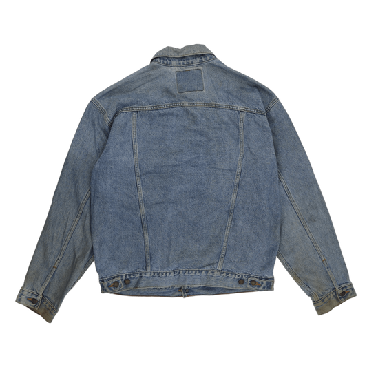 Levi Strauss & Co. Vintage Blue Denim Trucker Jacket Size L Collared Men's Clothing