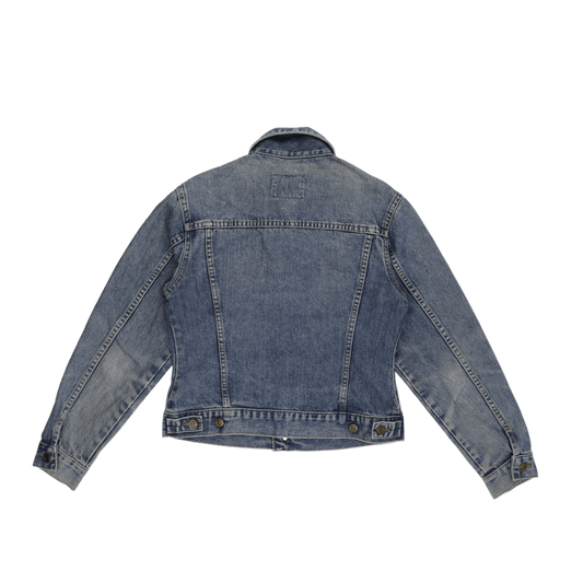 Lee Vintage Denim Trucker Jacket Medium Blue Size M 100 Percent Cotton