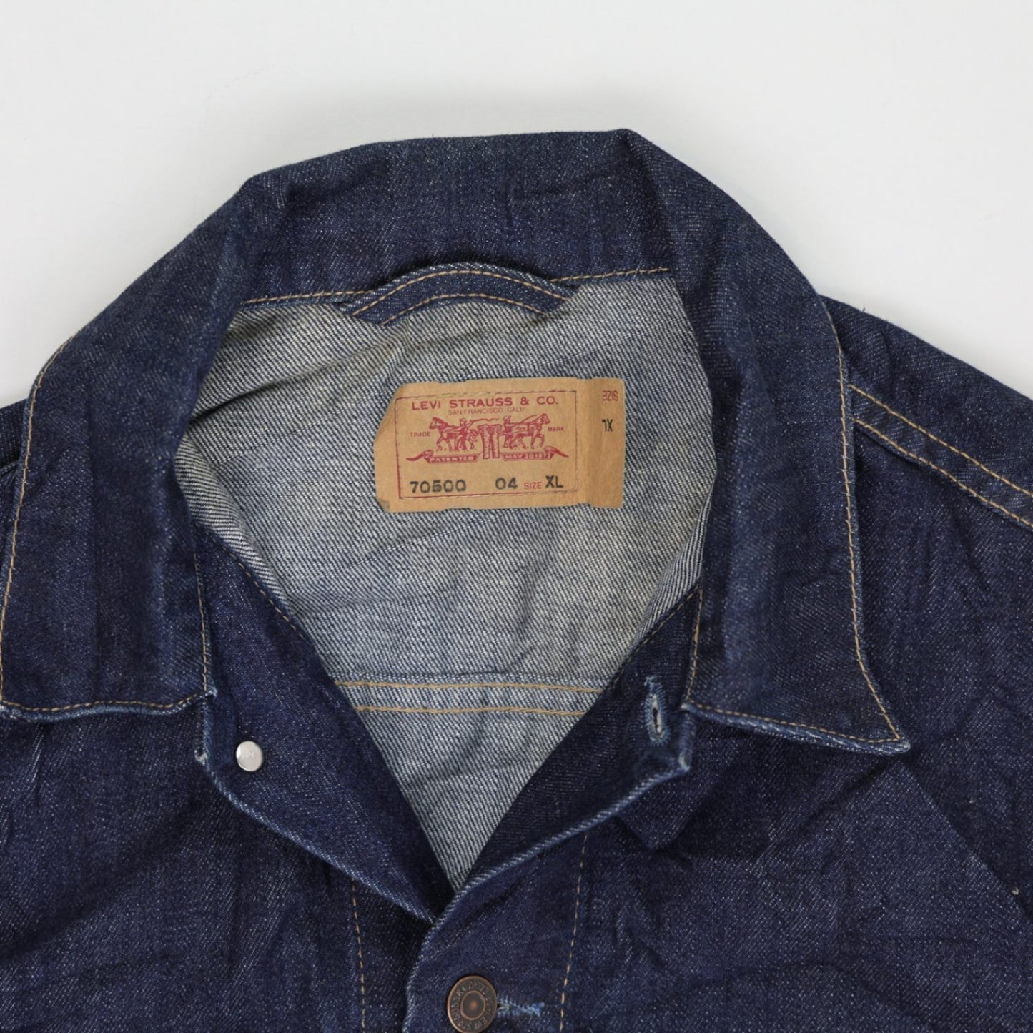 Levi's Vintage 70500 04 Denim Jacket Blue XL Cotton Unisex