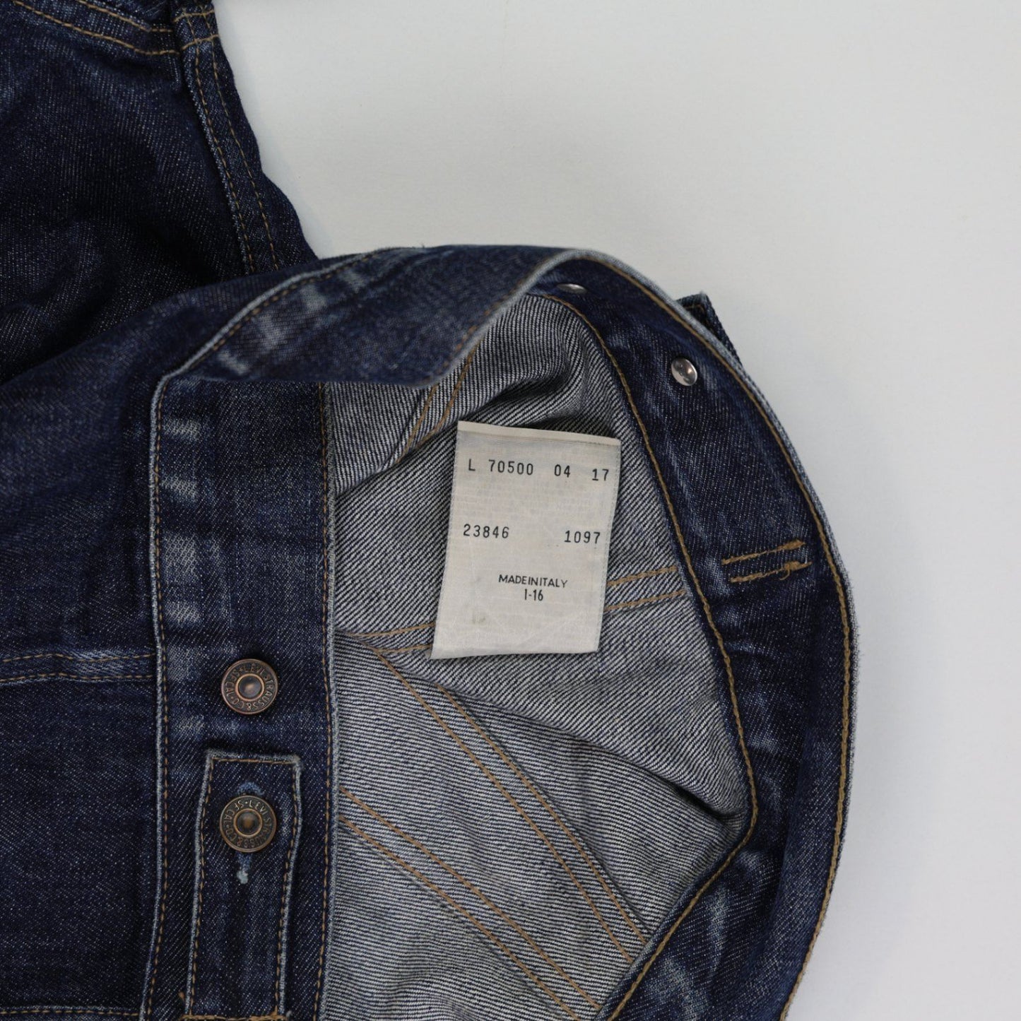 Levi's Vintage 70500 Denim Jacket Blue Large Cotton Denim Unisex