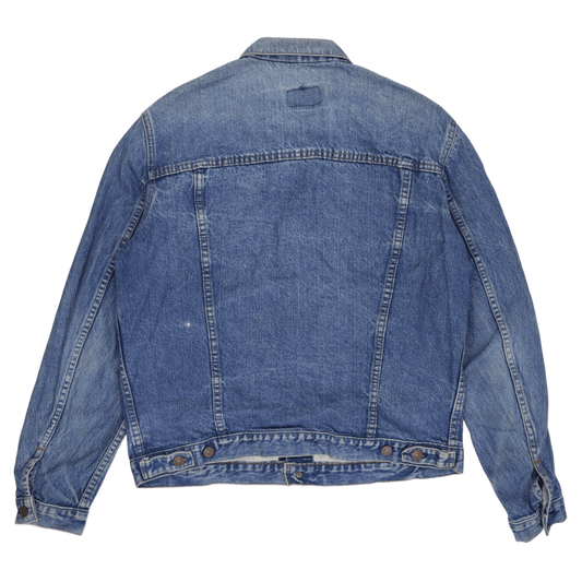Levi's Vintage Blue Denim Trucker Jacket Medium Cotton Collared