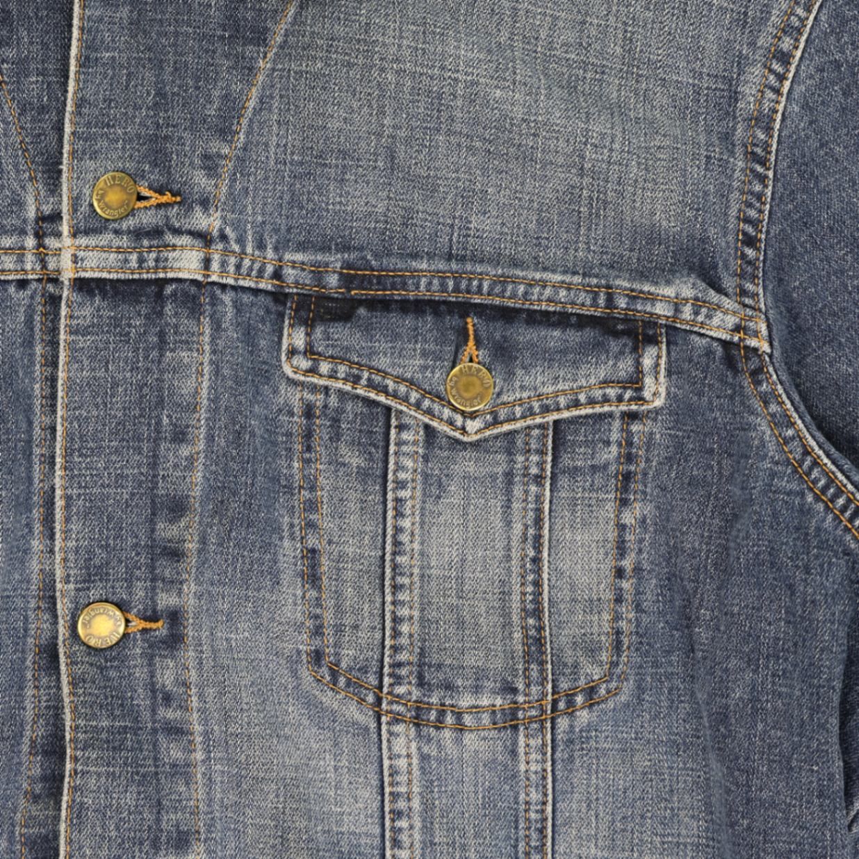 Levi's Vintage Blue Denim Trucker Jacket Size Large Cotton