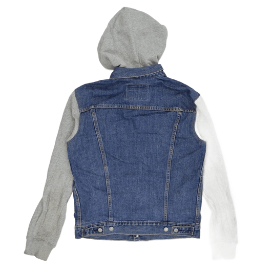 Levi's Denim Hoodie Jacket Blue Medium Cotton Blend Casual Layered