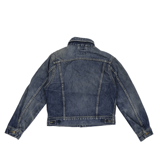 Lee Vintage Denim Truck Jacket Medium Blue Size 12 Cotton Womens