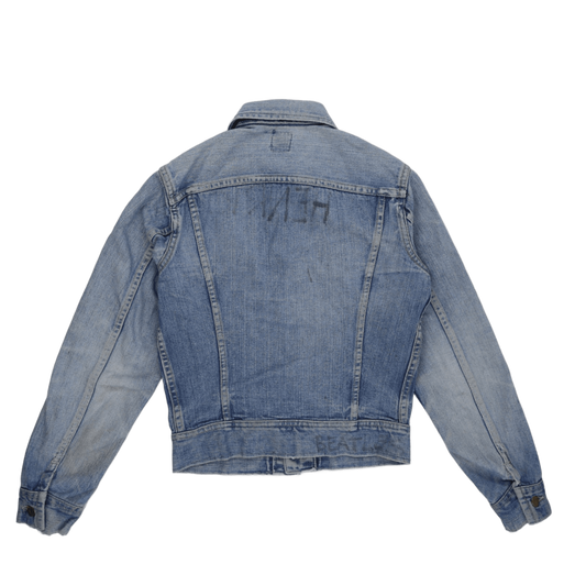 Lee Vintage Denim Jacket Light Blue Medium Cotton Denim Collared