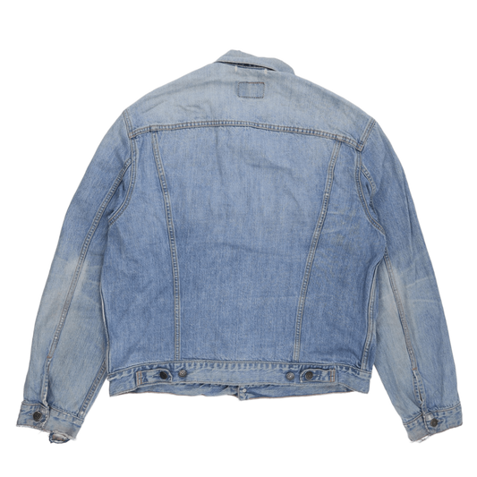 Levi's Vintage Denim Jacket Light Blue XL 100 Percent Cotton Collared