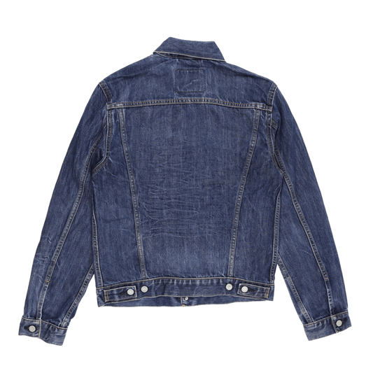 Levi's Men's Classic Medium Blue Denim Jacket Size M 100% Cotton Collared