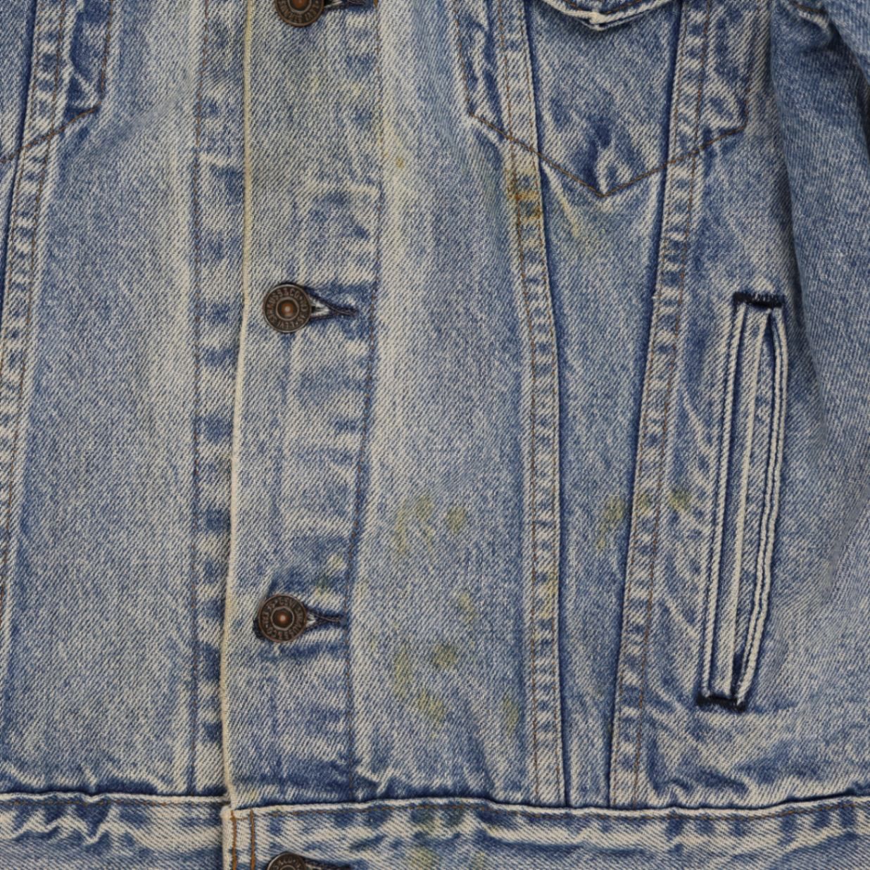 Levi's Vintage Denim Trucker Jacket Stonewashed Blue Medium Cotton
