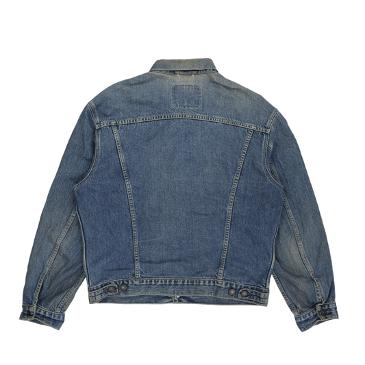 Levi's Vintage Blue Denim Trucker Jacket Large Cotton 90s Style