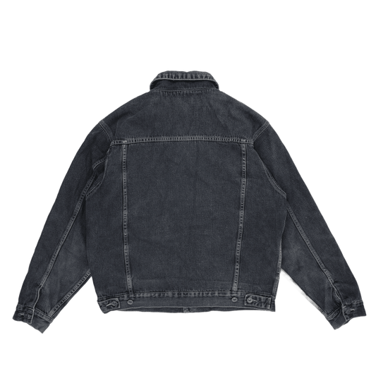 Watson's Black Denim Jacket for Men Size Medium Classic Fit Vintage Style