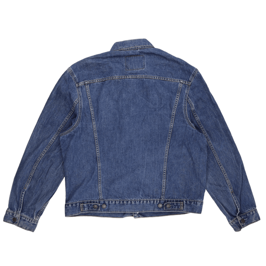 Levi's Vintage 70550 04 Blue Denim Trucker Jacket Large Cotton