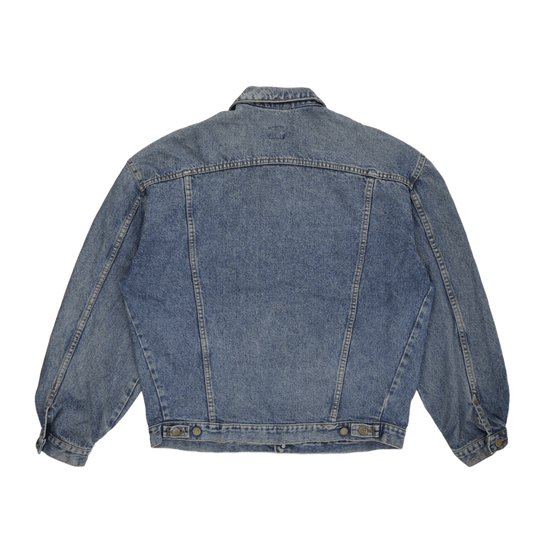 Lee Vintage Blue Denim Jacket Large Cotton Denim Collared