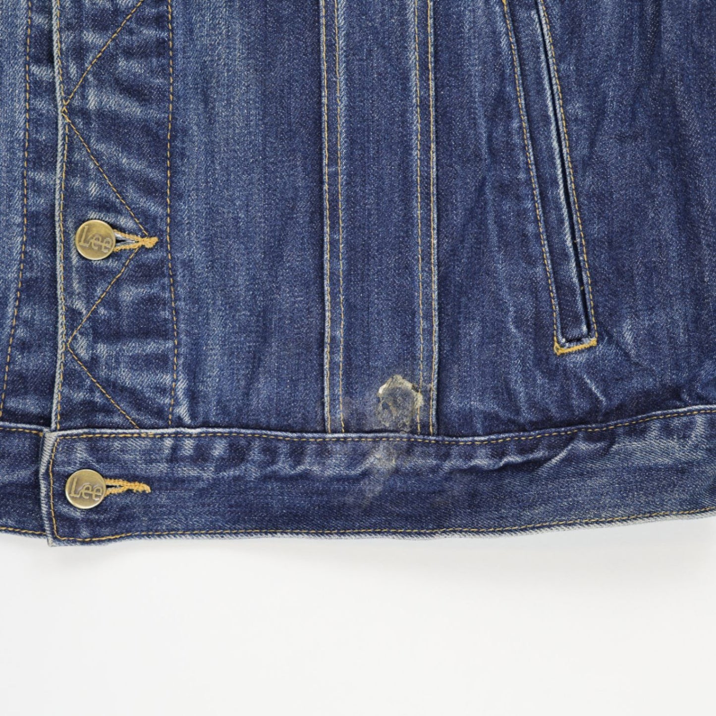 Lee Vintage Denim Jacket Blue XL Cotton Men