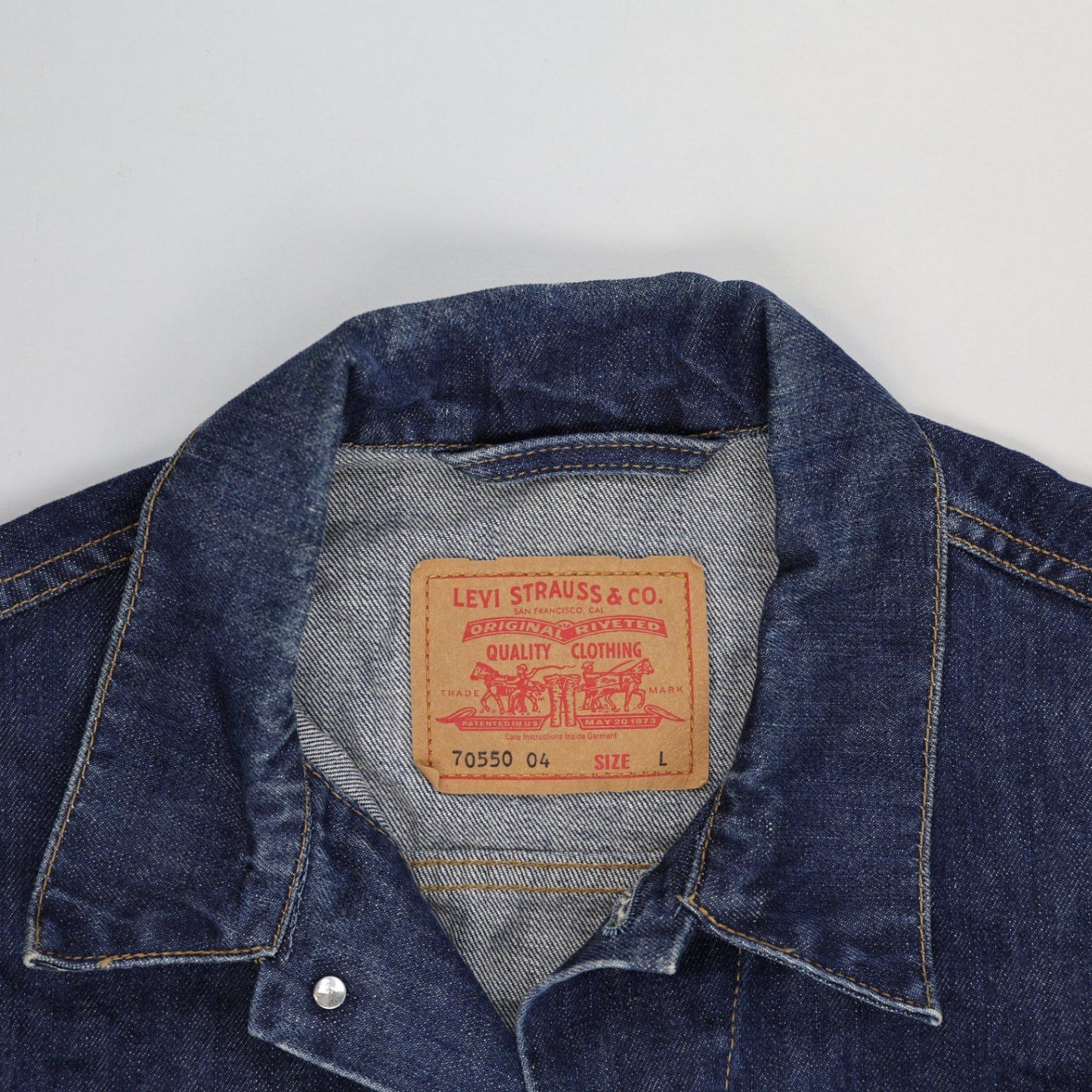 Levi Strauss & Co Denim Trucker Jacket Blue Size L Unisex