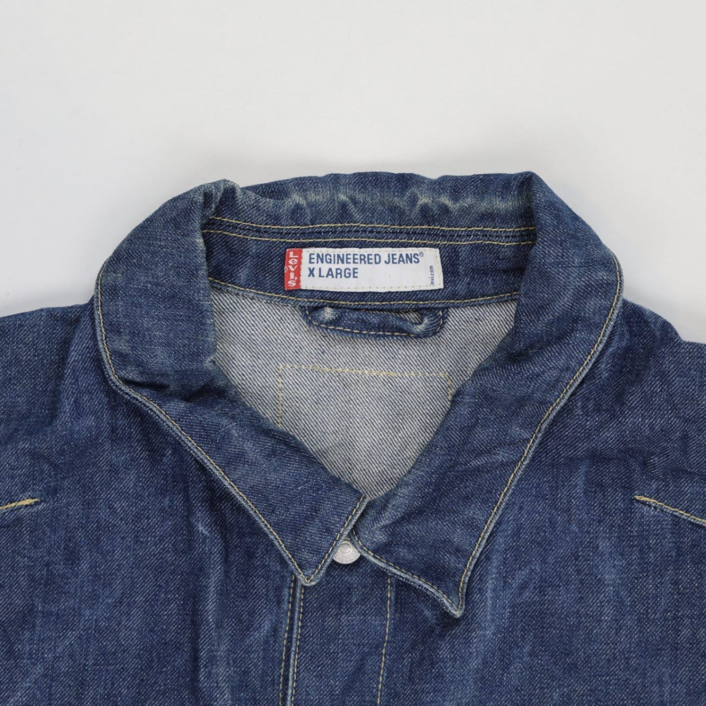 Levi's Vintage Blue Western Denim Jacket XL Cotton
