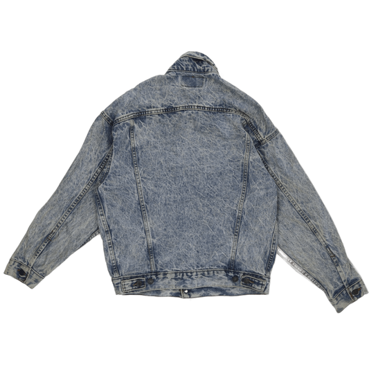 Levi's Vintage 70507 Acid Wash Denim Jacket Blue Small 100% Cotton Collared