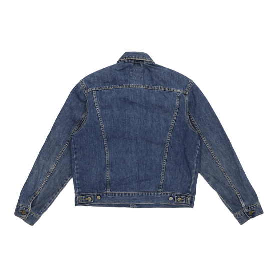 Lee Vintage Western Denim Jacket Medium Blue 100 Percent Cotton Size Medium