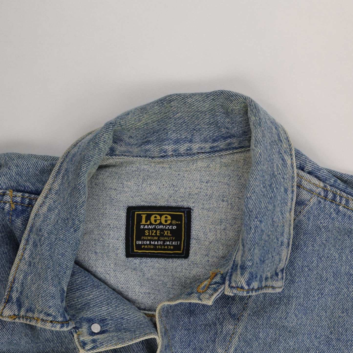 Lee Vintage Blue Denim Jacket Men's XL Cotton