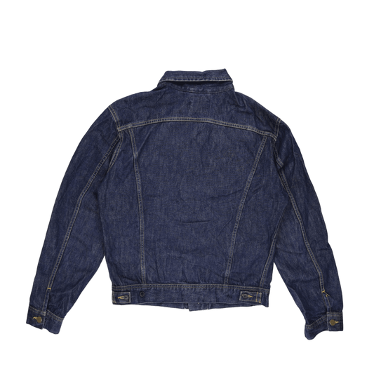 Lee Men's Denim Jacket Medium Blue Cotton Denim Size Medium Vintage