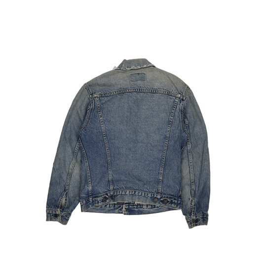 Levi's Acid Wash Blue Denim Trucker Jacket Large Vintage Cotton