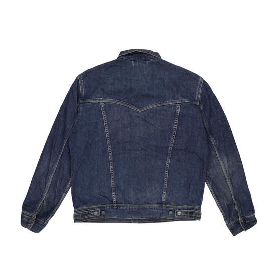 Wrangler Vintage Denim Jacket Classic Blue XL Cotton Men's