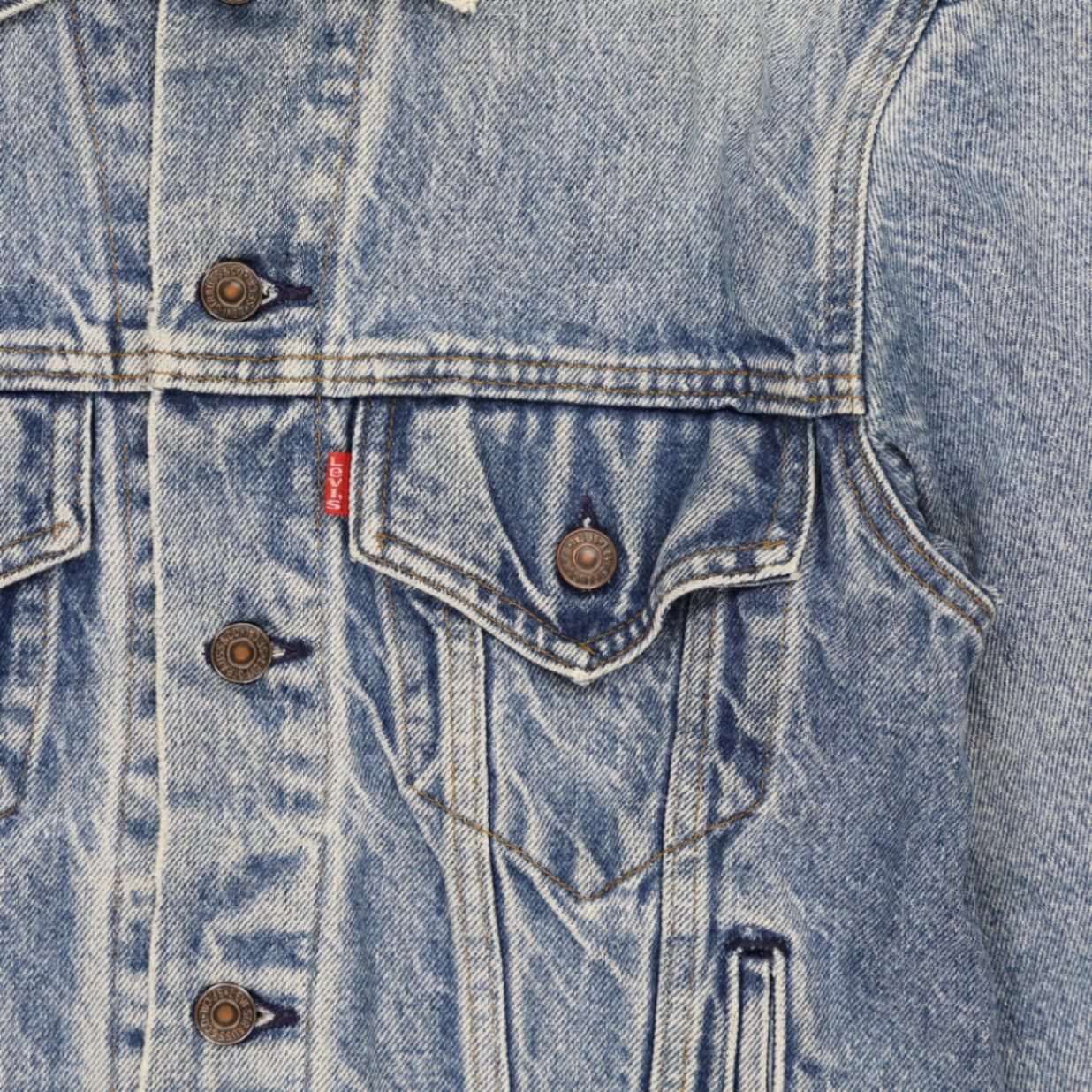 Levi's Vintage Trucker Jacket Blue Large Cotton