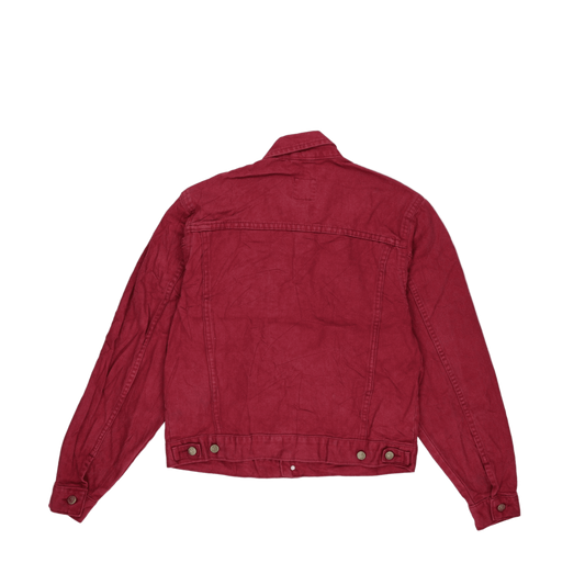 Lee Riders Vintage Red Cotton Denim Jacket Small