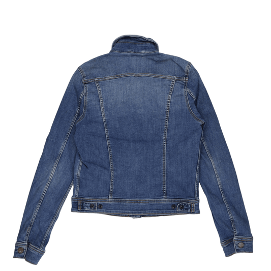 Lee Vintage Blue Denim Jacket Medium Cotton Collared