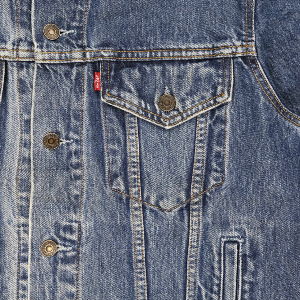 Levi's Vintage Original 70503 Denim Jacket Blue Large Cotton