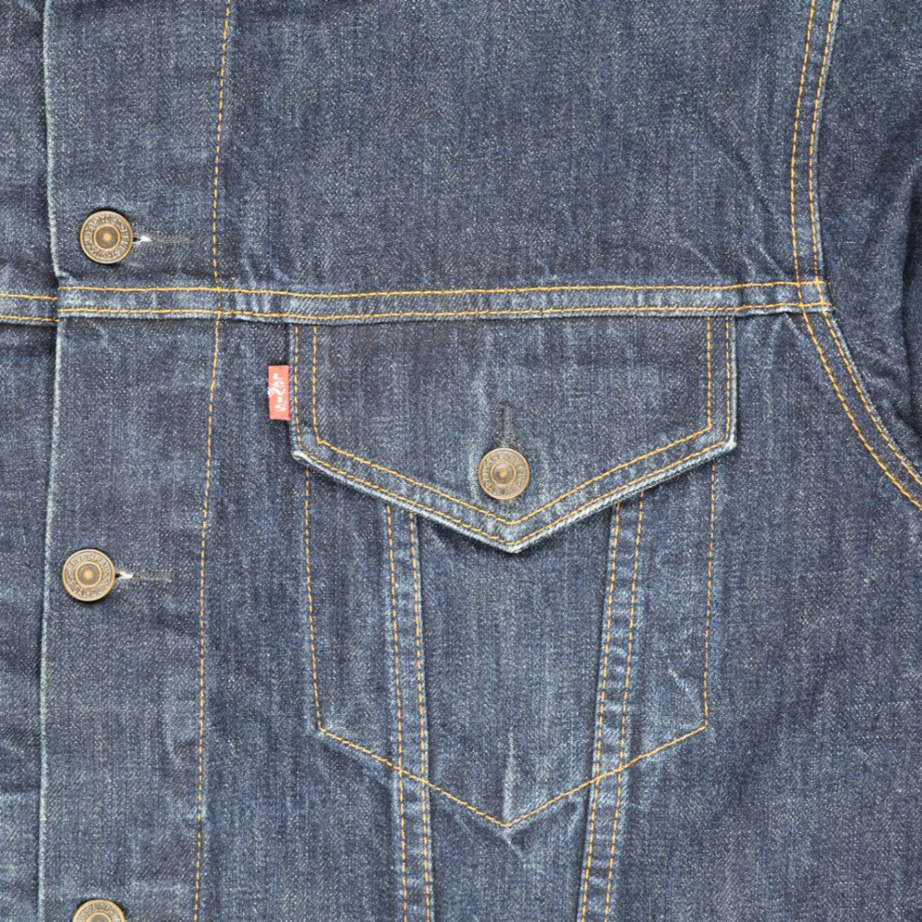 Levi's Vintage Blue Denim Trucker Jacket XL Men's Cotton