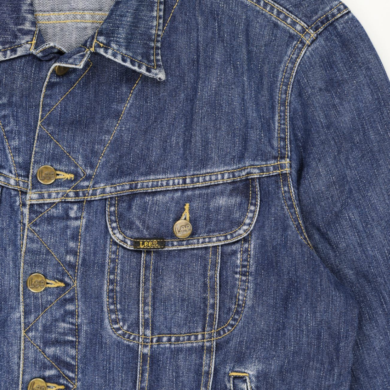 Lee Rider Vintage Denim Jacket Blue Medium Cotton