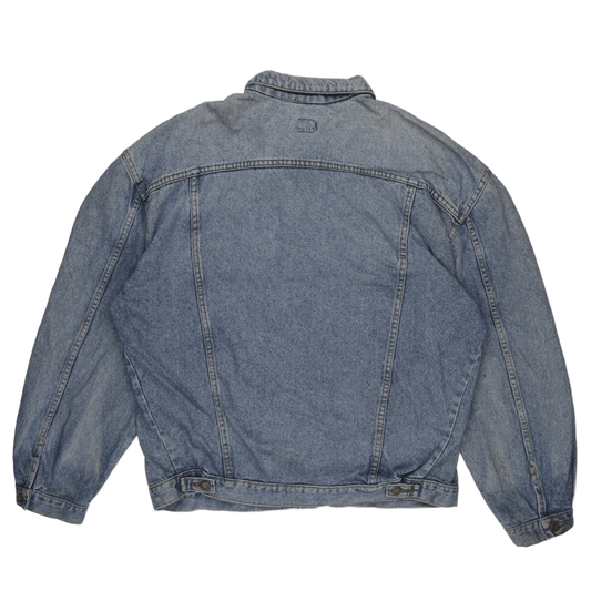 Lee Vintage Denim Jacket Light Blue Large Cotton Denim Collared