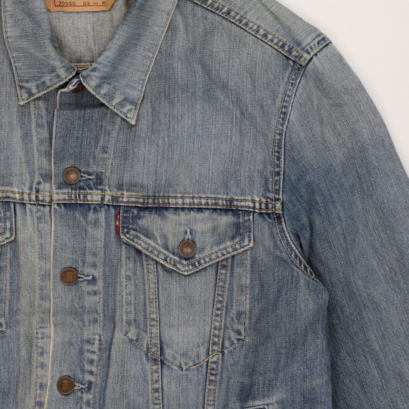 Levi's 70550 Vintage Denim Trucker Jacket Blue Medium Cotton