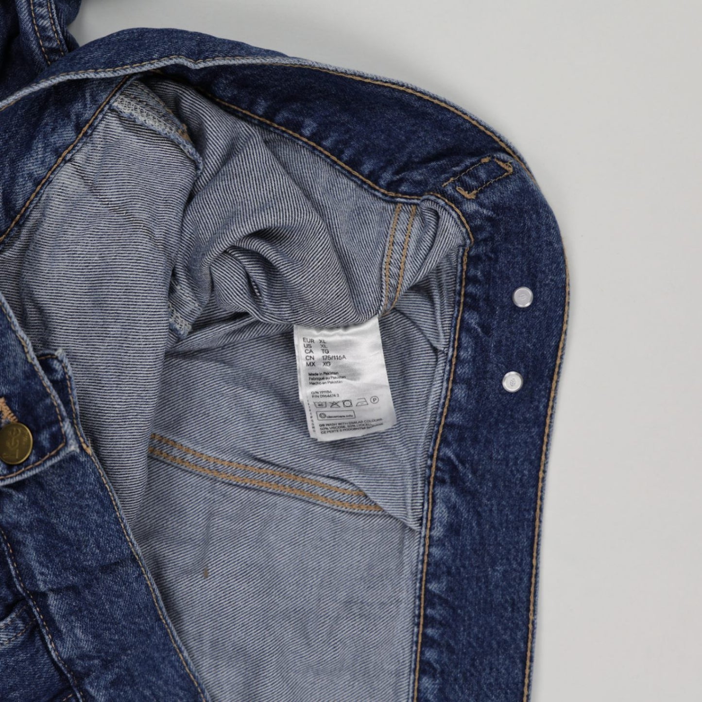 Lee x H&M Vintage Blue Oversized Jacket Large 100% Cotton