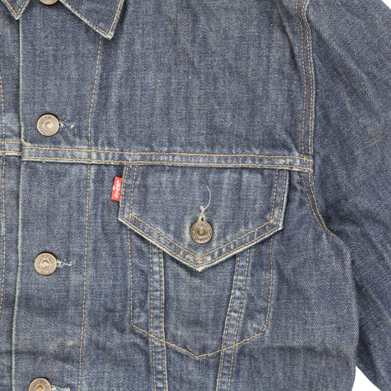 Levi's 70500-04 Vintage Denim Trucker Jacket Blue Large Cotton