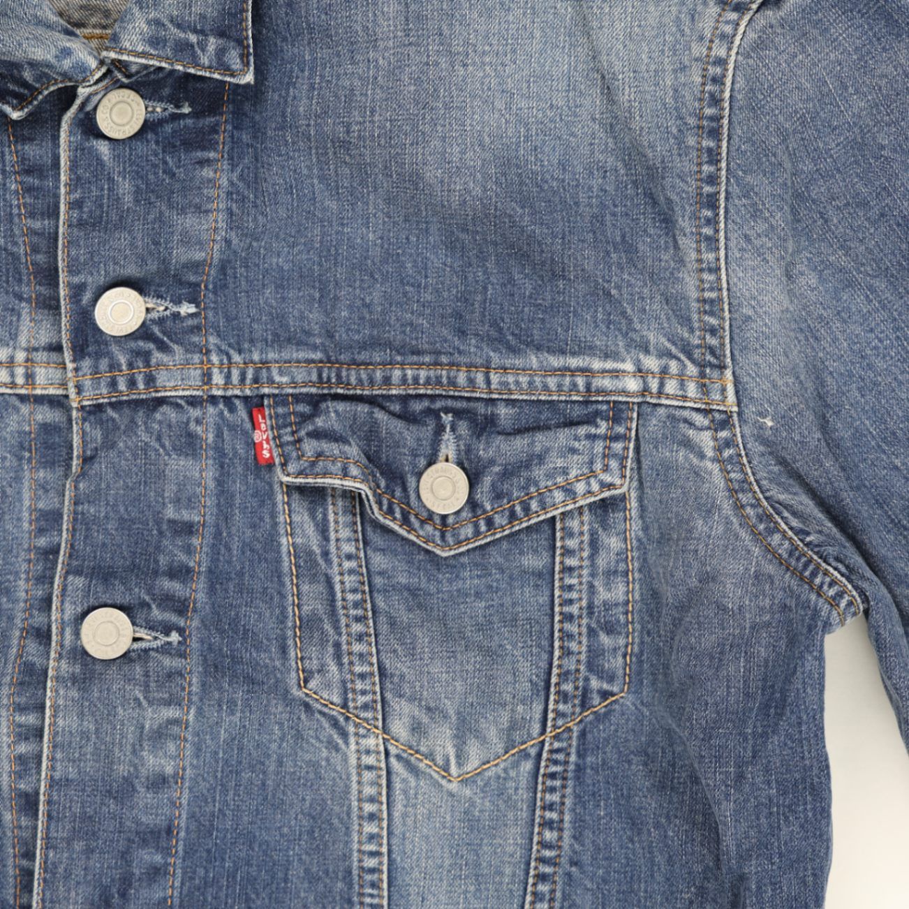 Levi Strauss & Co Trucker Jacket Blue Size L Denim Unisex
