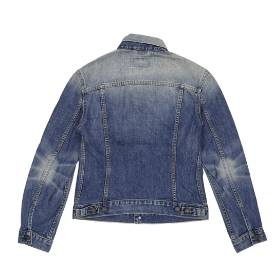 Levi Strauss and Co Vintage Blue Denim Jacket Women Medium Cotton Collared