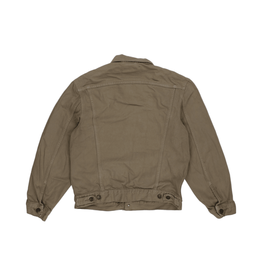 Levi's Vintage Stone Beige Trucker Jacket Men's Size Small 100% Cotton Collared