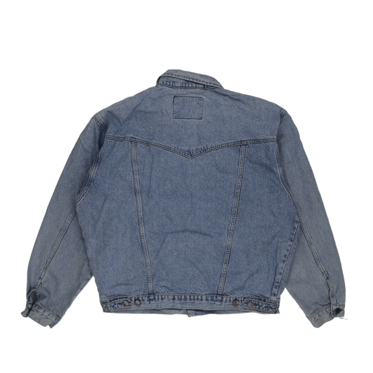 Wrangler Vintage Denim Jacket Light Blue XL Cotton Denim