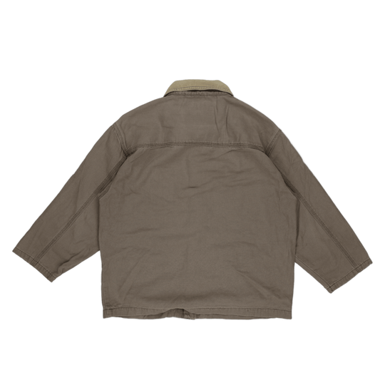 Wrangler Vintage Western Chore Jacket Beige Large 100 Percent Cotton