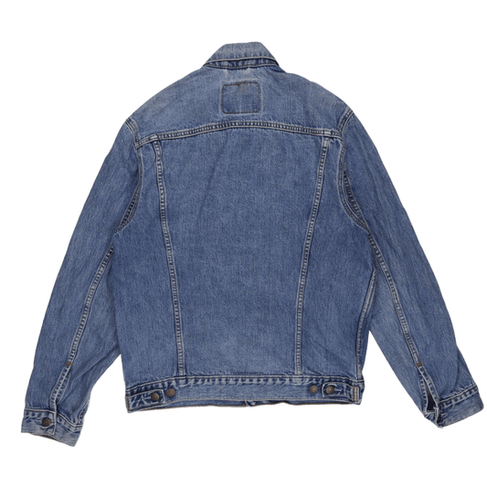 Levi Strauss & Co Vintage Medium Blue Trucker Jacket Men's Medium Cotton Denim