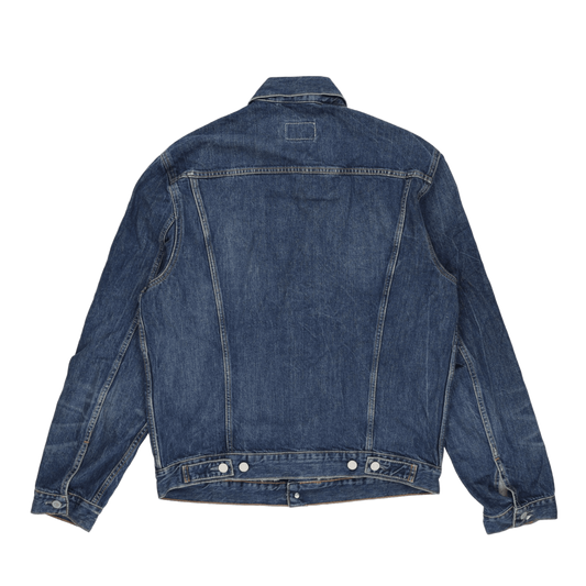 Levi's 72510 Vintage Blue Denim Trucker Jacket Men's Large 100% Cotton Collared