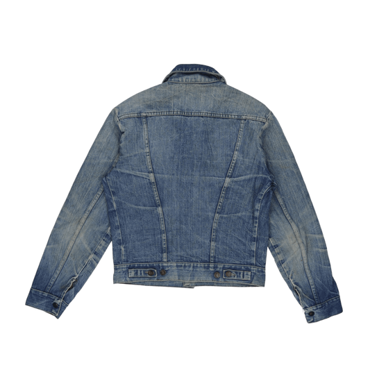 Wrangler Vintage Western Denim Jacket Blue Medium Cotton