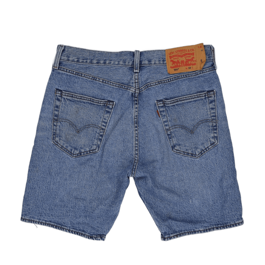 Levi's 501 Original Blue Denim Shorts for Men Size 32 Cotton Vintage